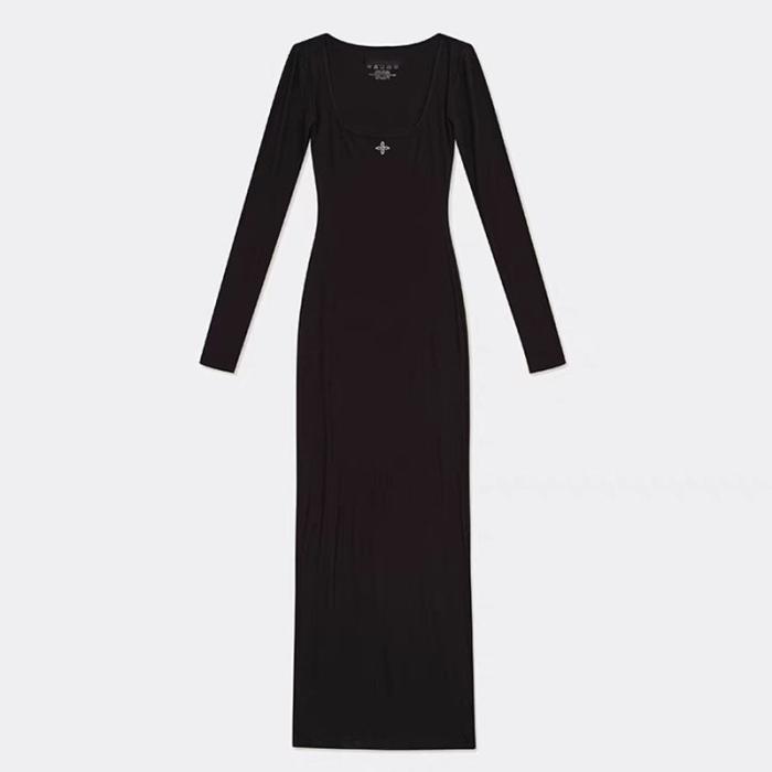 Femme Long Modal Dress  | Robes Femme Femme