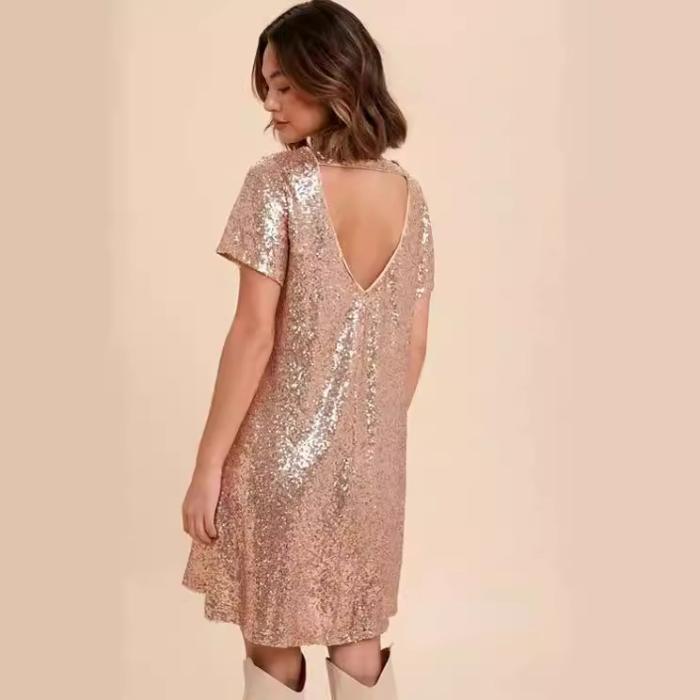 Femme Rob Mc Ct Sequin  | Robes Femme Femme