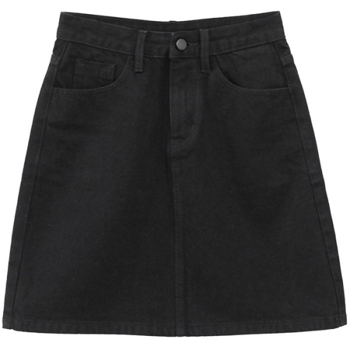 Femme Vmluna Hr Denim Skirt Mix Ga  | Jupes Femme Femme