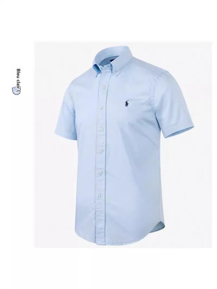 Homme Chemise Coupe Droite En Seersucker  | Chemises Chemises Chemises